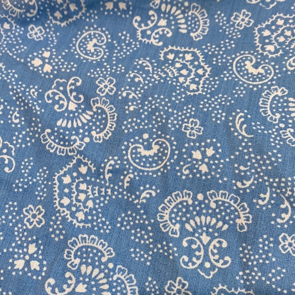 Vintage 60s 70s Floral Paisley Flutter Sleeve Cottagecore Lace Fit Flare Dress - Picture 14 of 14